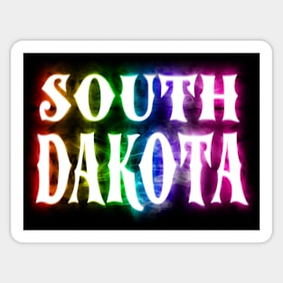 South Dakota Rainbow Sticker